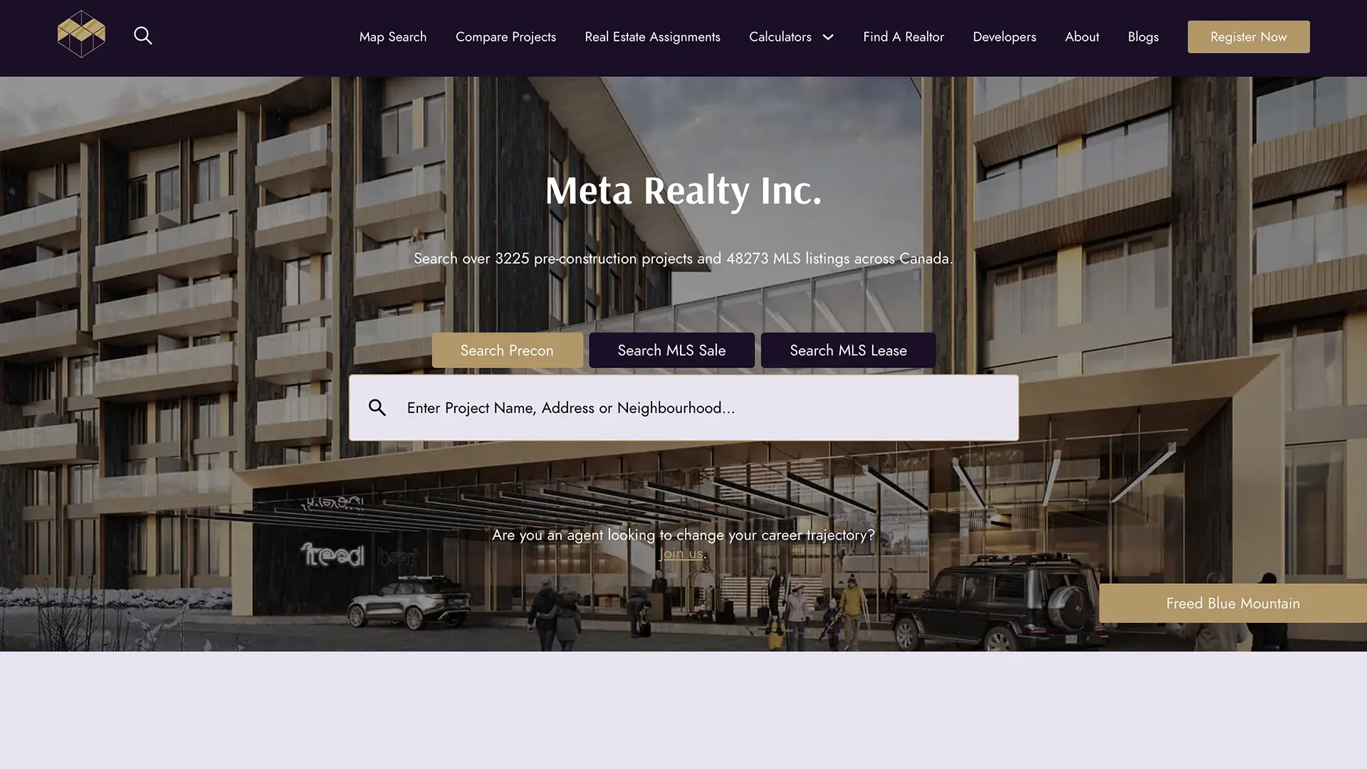 Meta Reality Homepage